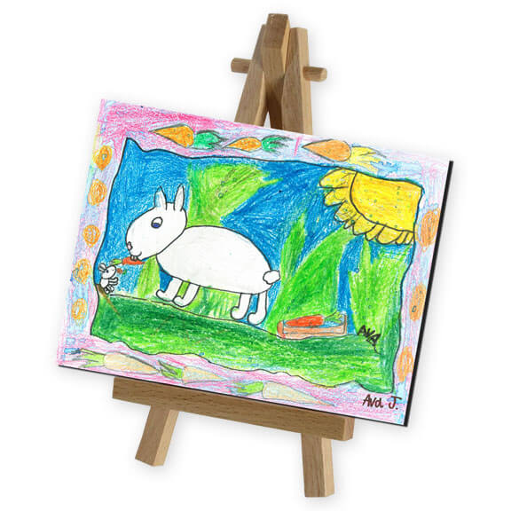 Mini Art Easel with Available Customization